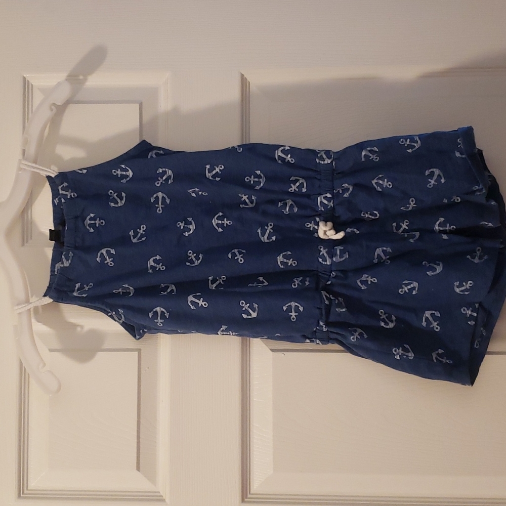 Girls Nautica Anchor Romper